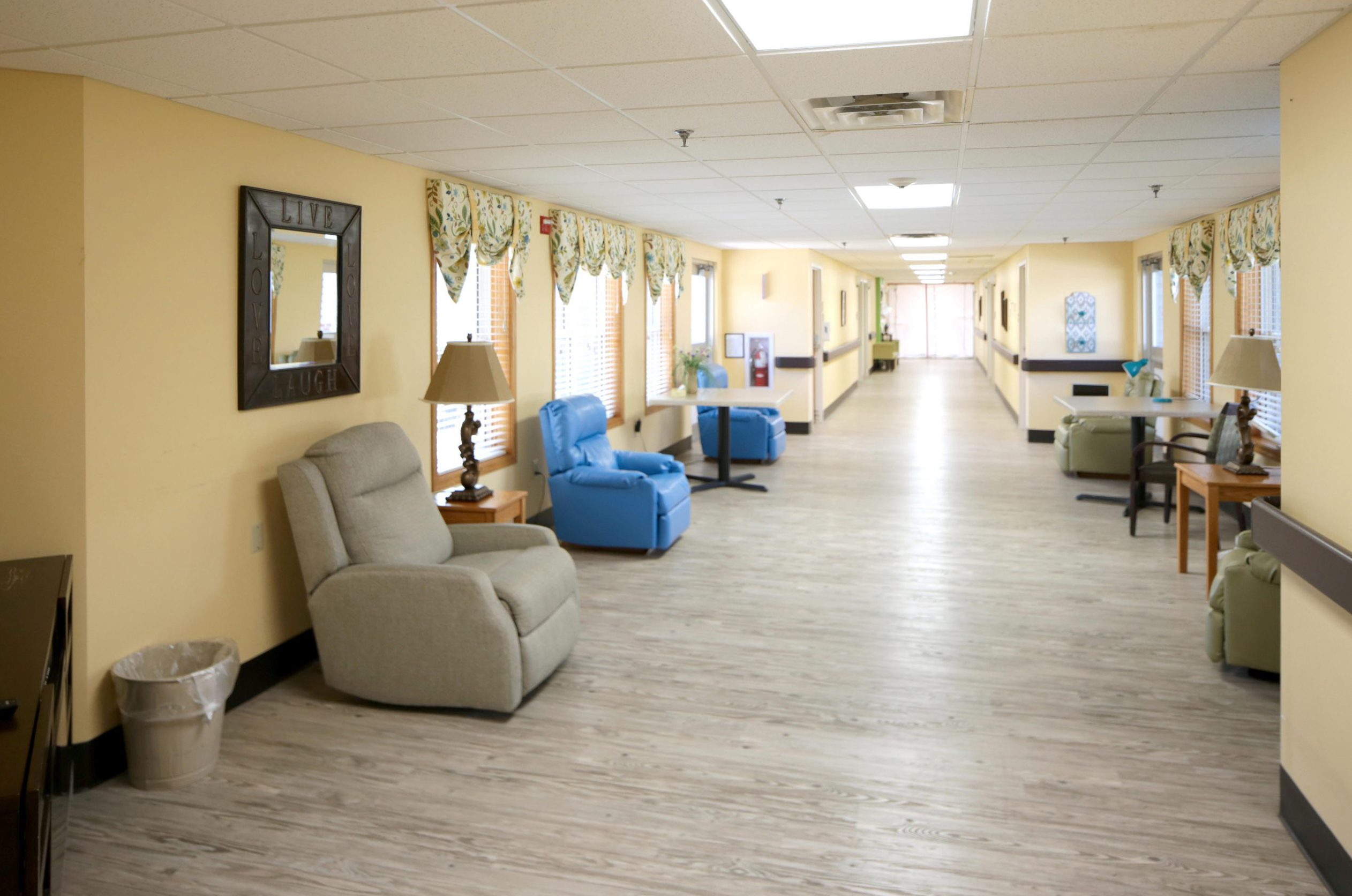 Image of the hallway at Morningside Center.