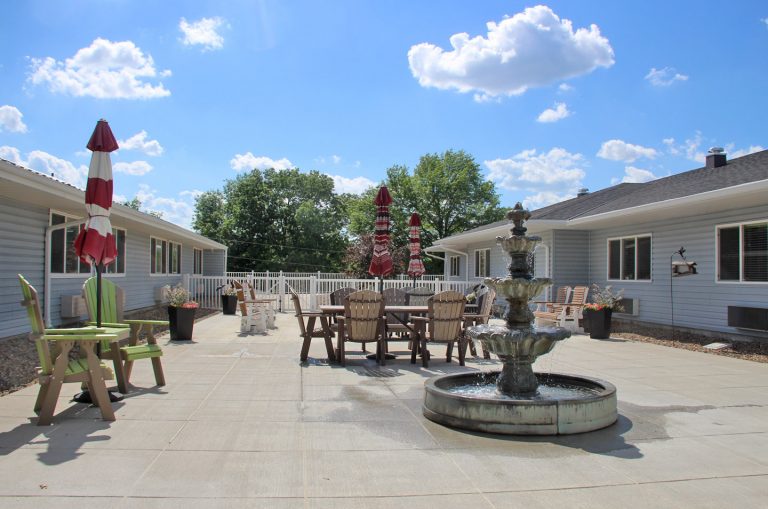 Image of the patio.