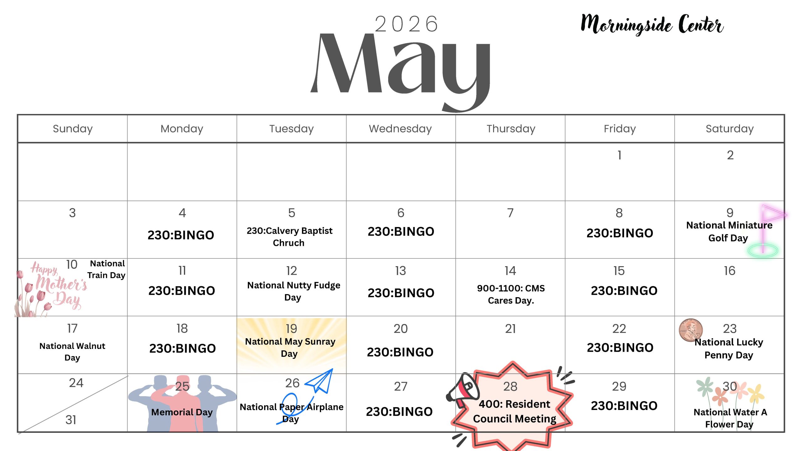 May Activities