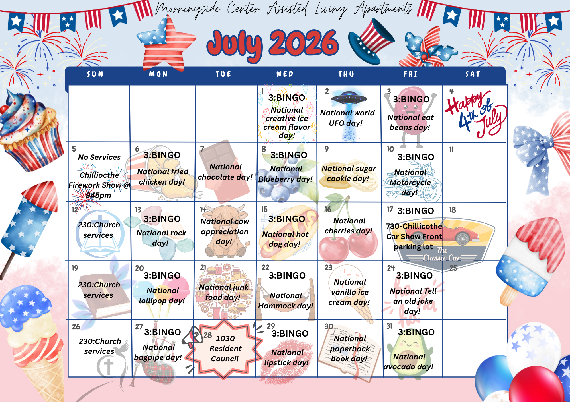 July Activities